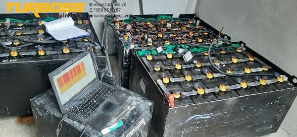 test tải bình điện xe nâng test tải bình điện xe nâng